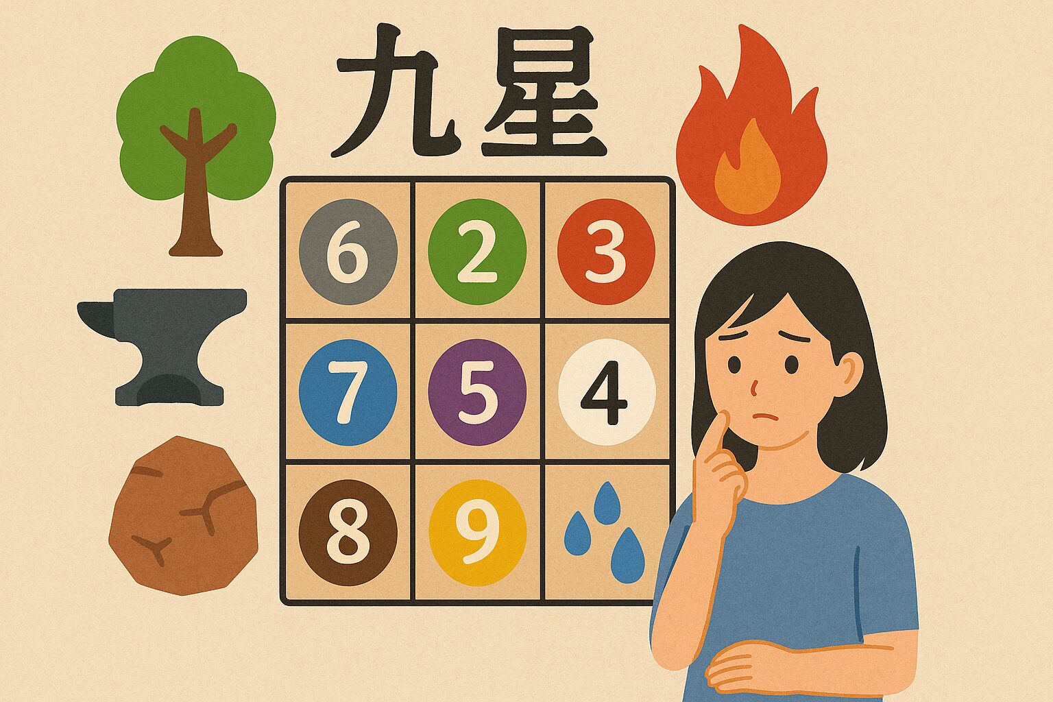九星気学でみる妊娠時期の基本的な考え方